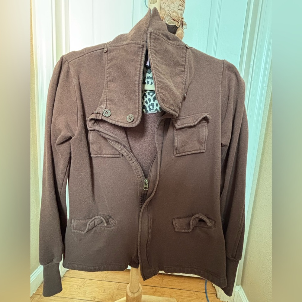 Stylish Brown Utility Jacket for Women